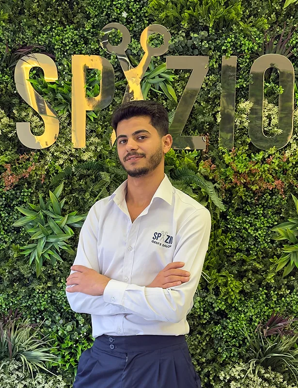 Ahmed, barber at Spazio Gents Salon in JVC
